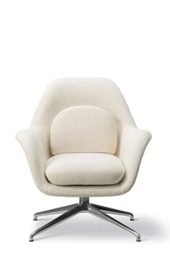 Lenestol - Swoon Lounge Petit 1776 Carlotto 200 Swivel Krom