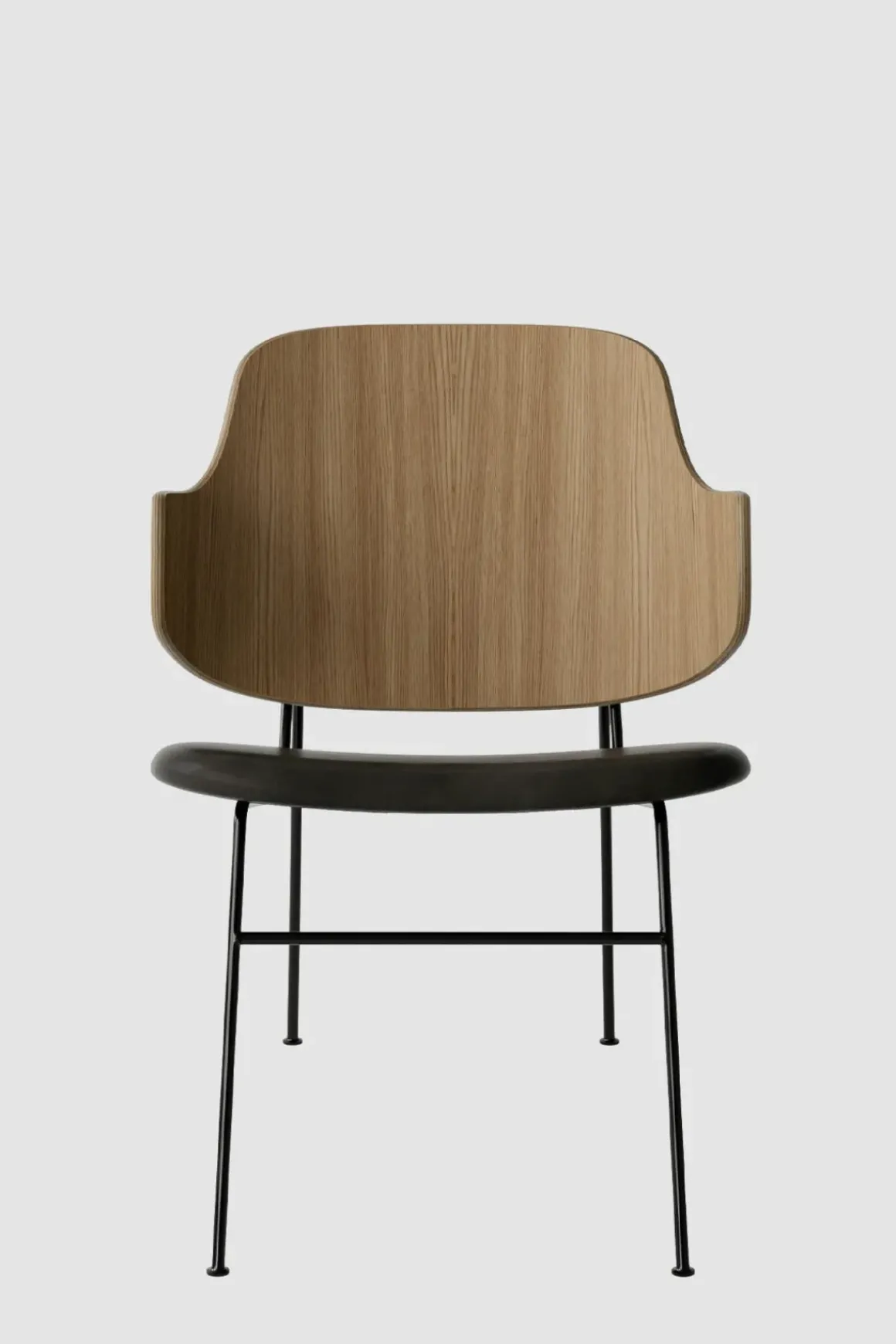 Lenestol - The Penguin Lounge 842 Dakar, Black Steel, Natural Oak