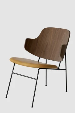 Lenestol - The Penguin Lounge 250 Dakar, Black Steel, Walnut