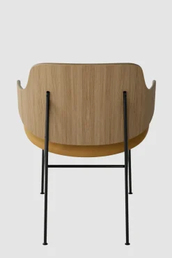 Lenestol - The Penguin Lounge 250 Dakar, Black Steel, Natural Oak