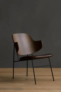 Lenestol - The Penguin Lounge 329 Dakar, Black Steel, Walnut