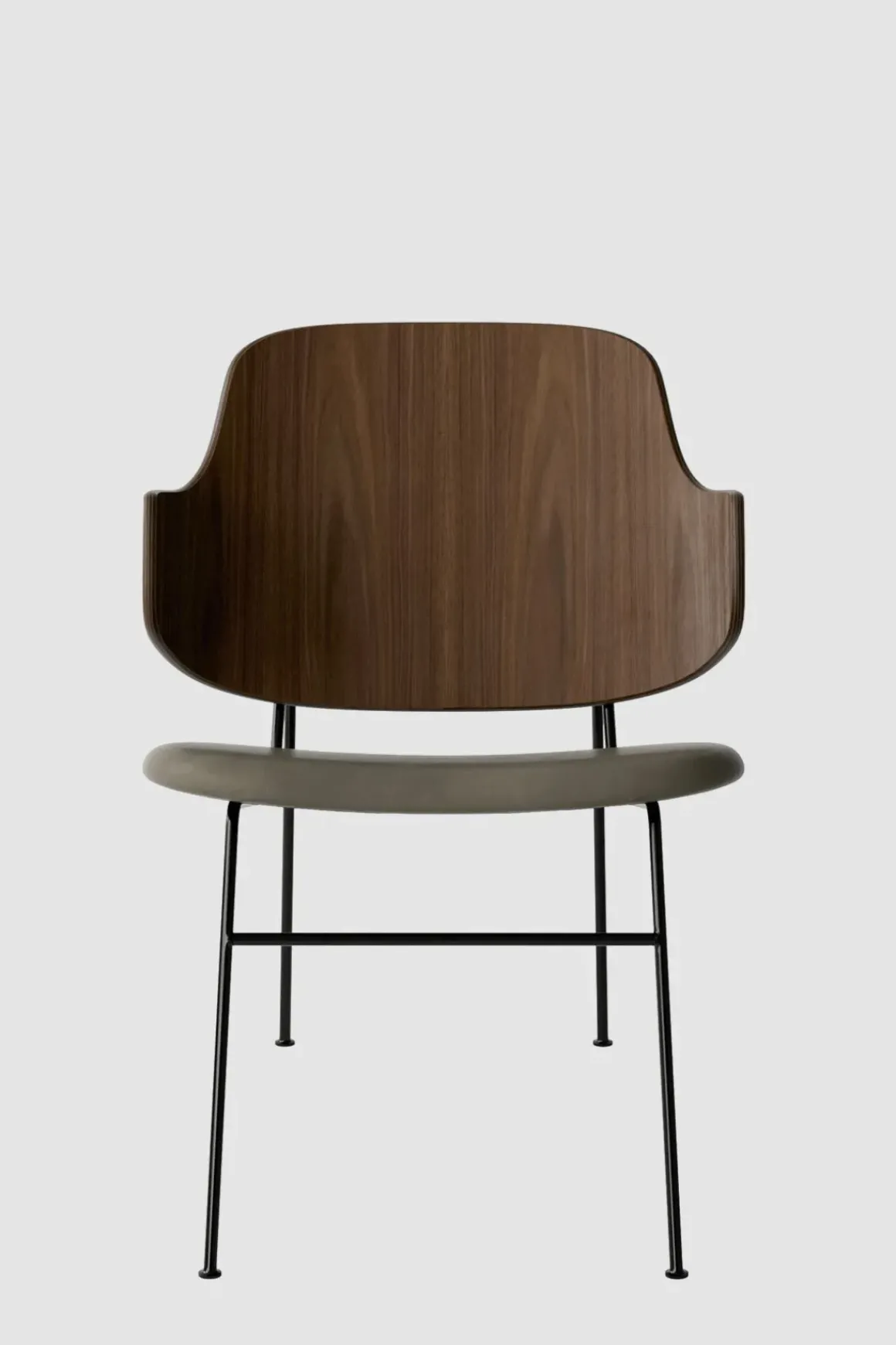 Lenestol - The Penguin Lounge 329 Dakar, Black Steel, Walnut