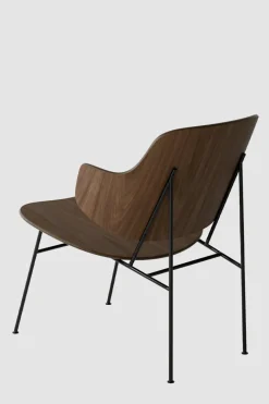 Lenestol - The Penguin Lounge Black Steel, Walnut