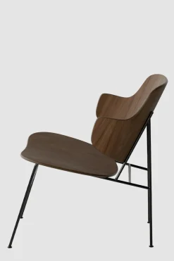 Lenestol - The Penguin Lounge Black Steel, Walnut