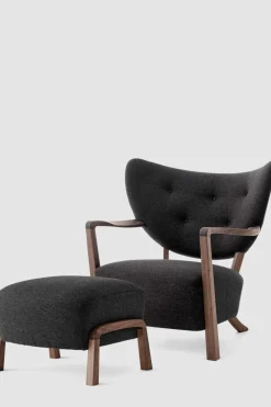 Lenestol - Wulff Hallingdal 376/Valnøtt