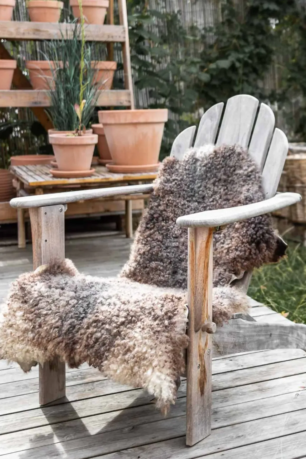 Loungestol - Adiron 67x92x94 Teak