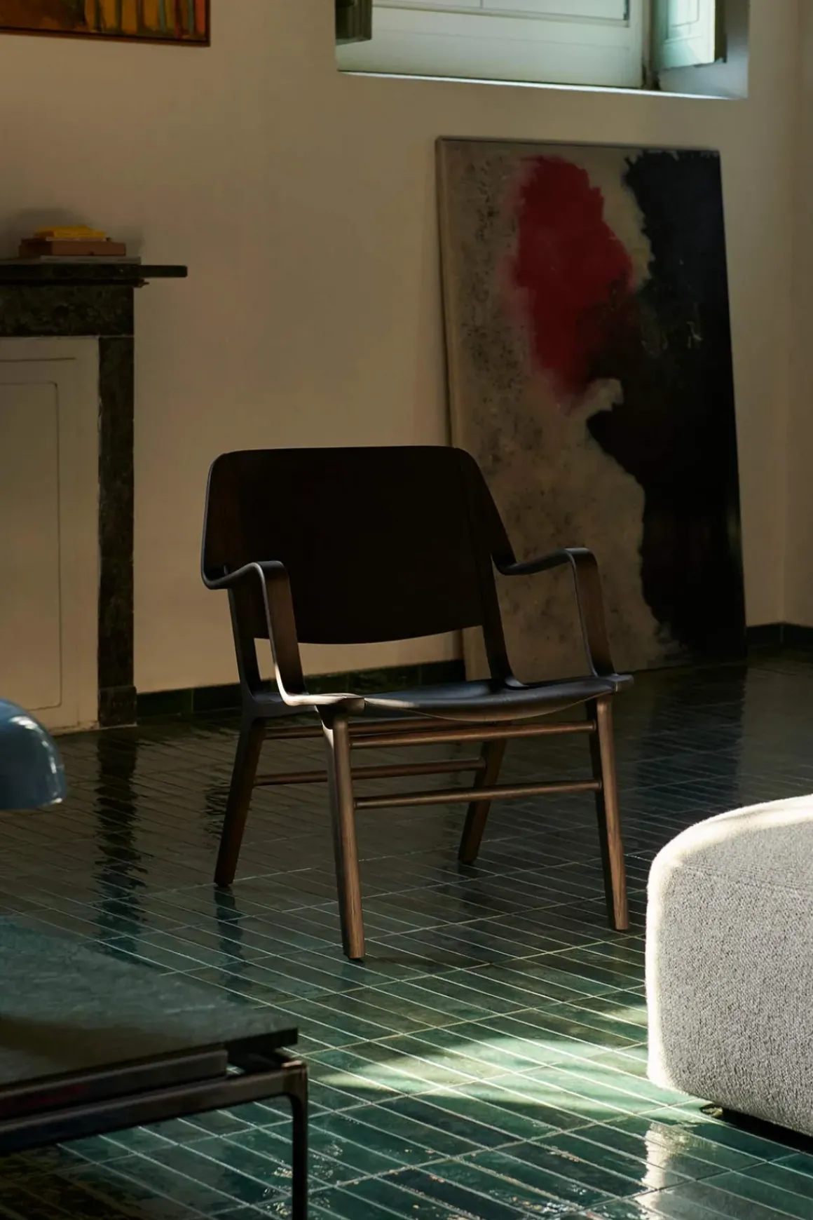 Loungestol - AX HM11 Dark Stained Oak