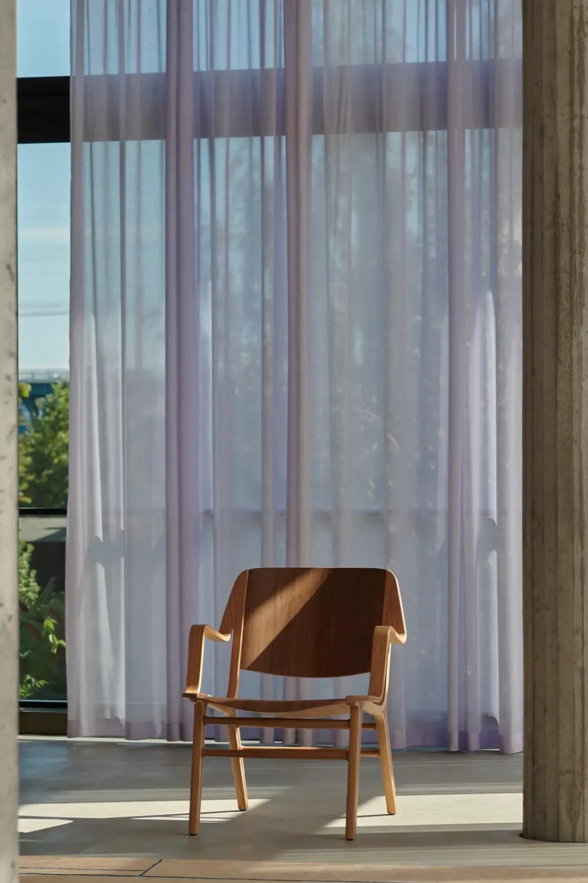 Loungestol - AX HM11 Oak/Walnut