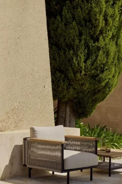 Loungestol - Corbey Sort/Oyster