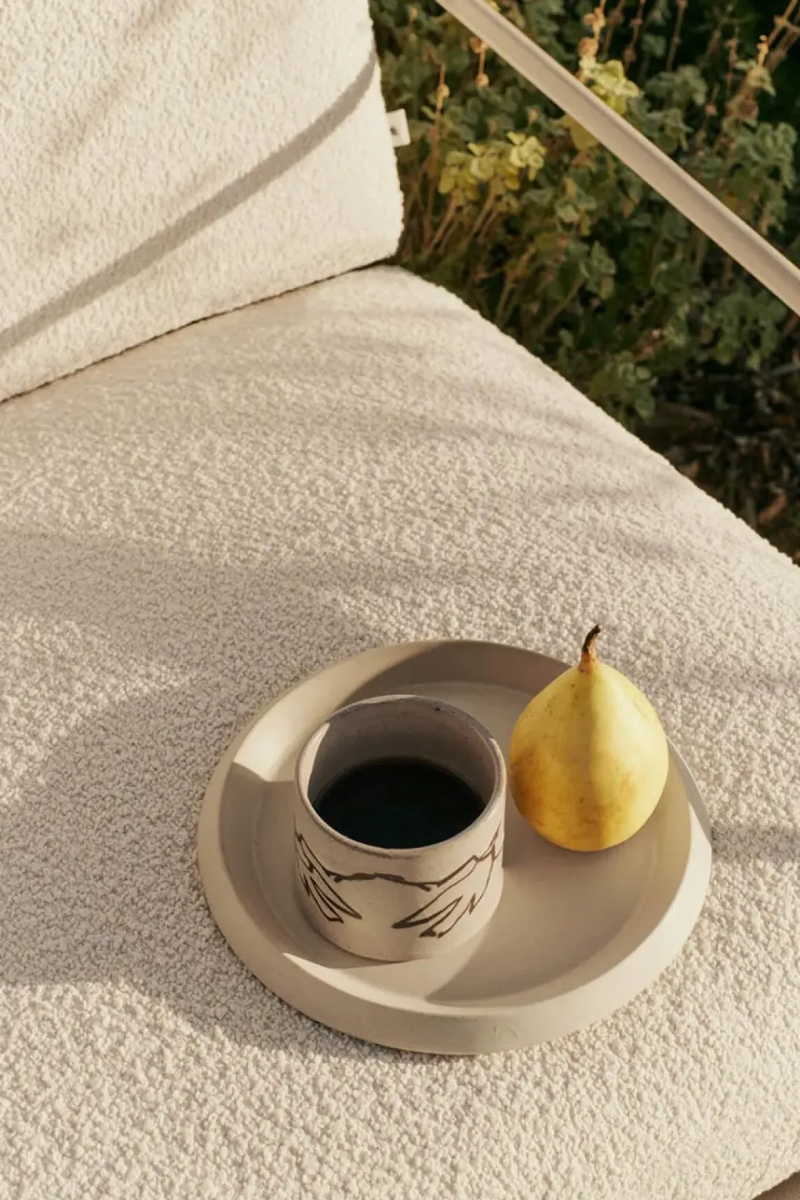 Loungestol - Desert 1-seter Cashmere/Pure Bouclé