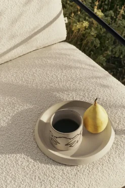 Loungestol - Desert 1-seter Black/Pure Bouclé