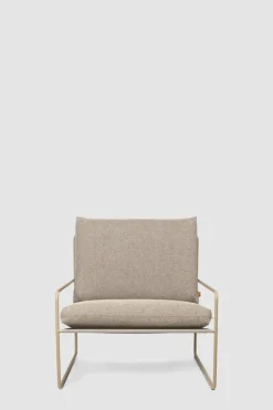 Loungestol - Desert 1-seter Dolce Cashmere/Dark Sand