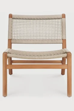 Loungestol - Jack Woven Teak/Beige