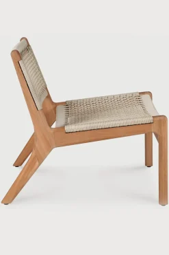 Loungestol - Jack Woven Teak/Beige