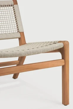 Loungestol - Jack Woven Teak/Beige