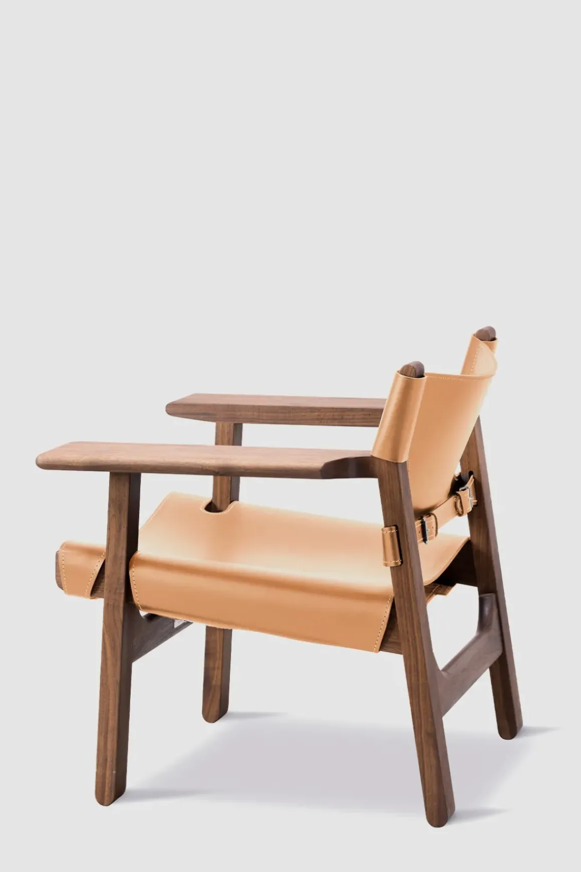 Loungestol - Spanish Chair 2226 Oljet Valnøtt/Natur Lær