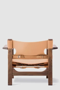 Loungestol - Spanish Chair 2226 Oljet Valnøtt/Natur Lær