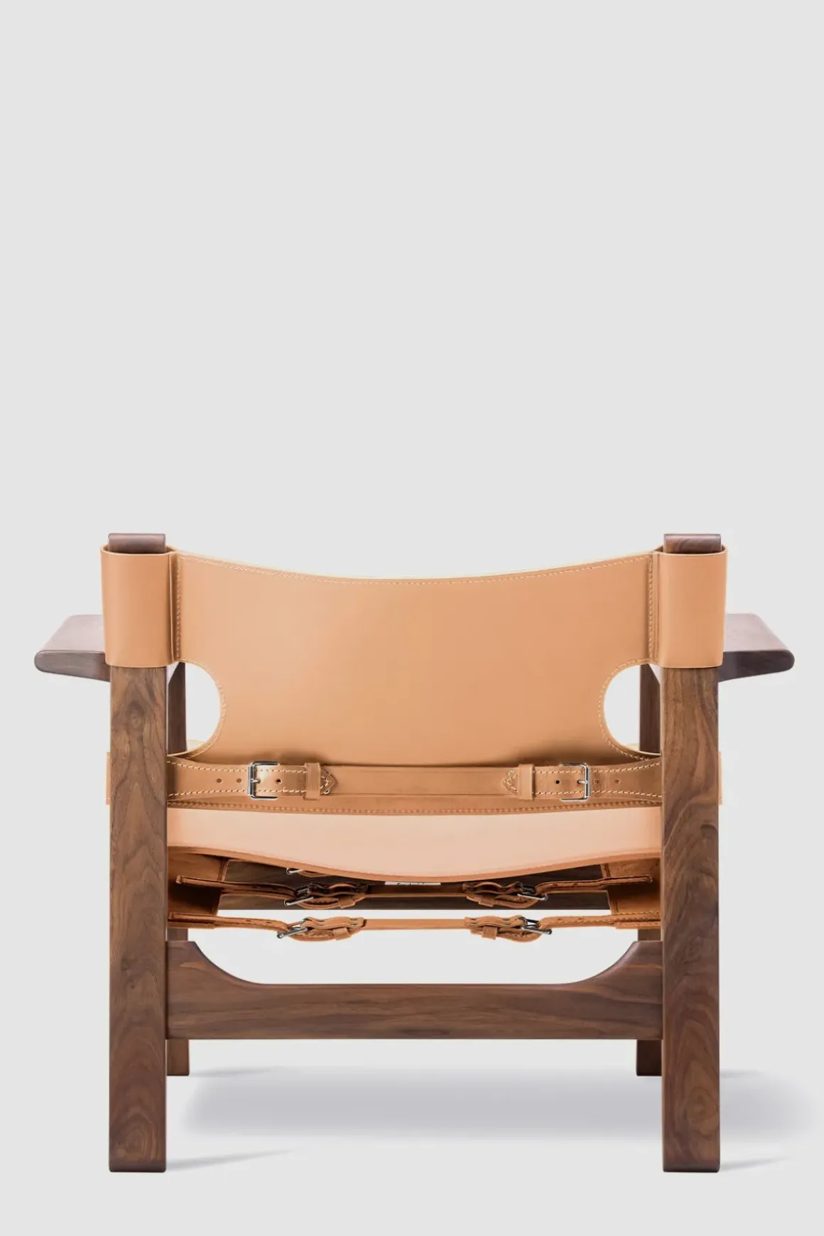 Loungestol - Spanish Chair 2226 Oljet Valnøtt/Natur Lær