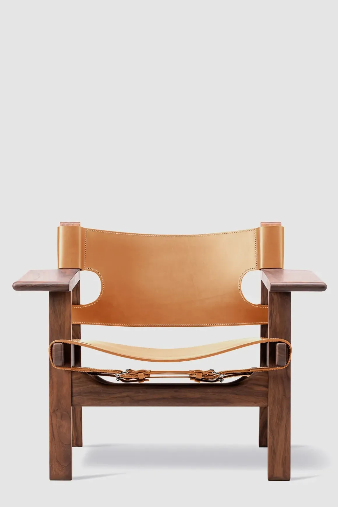 Loungestol - Spanish Chair 2226 Oljet Valnøtt/Cognac Lær