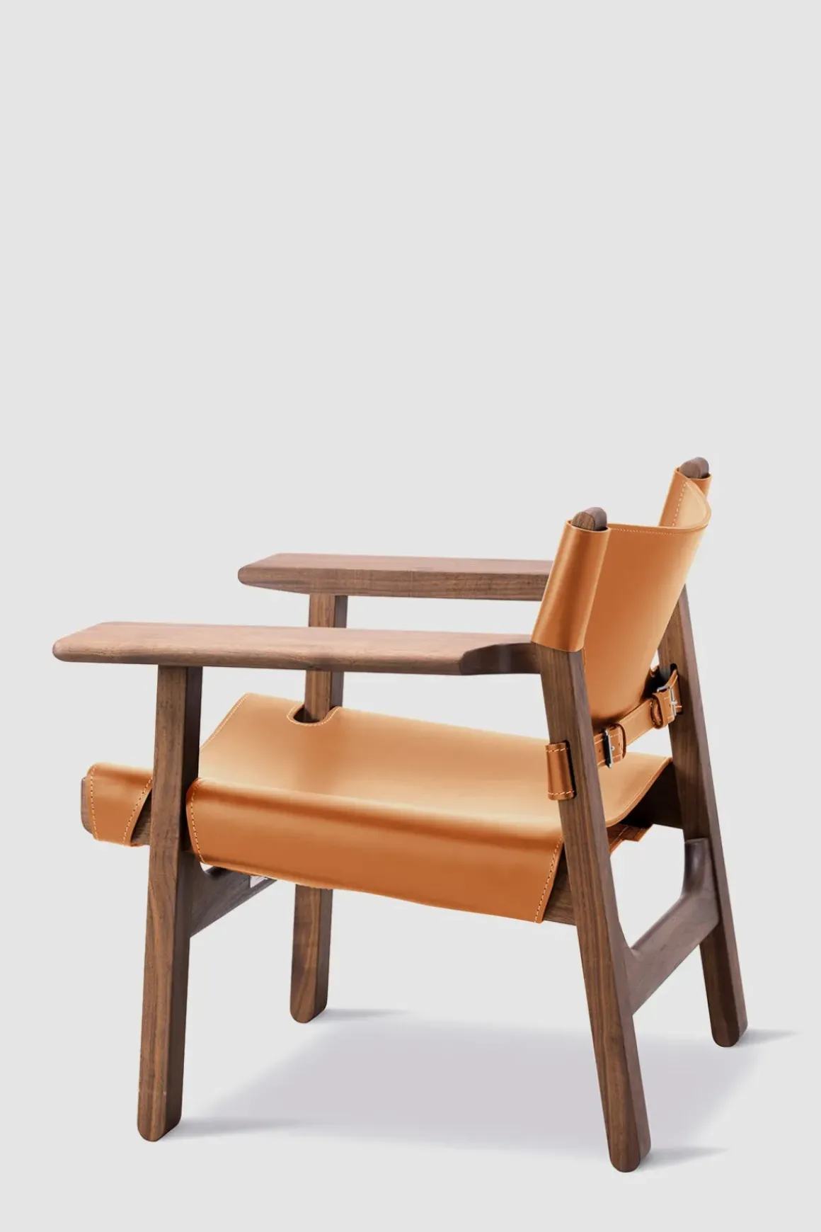 Loungestol - Spanish Chair 2226 Oljet Valnøtt/Cognac Lær
