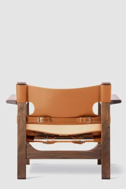 Loungestol - Spanish Chair 2226 Oljet Valnøtt/Cognac Lær