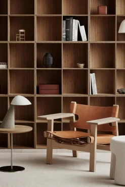 Loungestol - Spanish Chair 2226 Såpet Eik/Cognac Lær