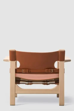 Loungestol - Spanish Chair 2226 Såpet Eik/Cognac Lær
