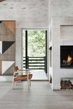 Loungestol - Spanish Chair 2226 Såpet Eik/Cognac Lær