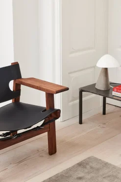 Loungestol - Spanish Chair 2226 Oljet Valnøtt/Sort Lær
