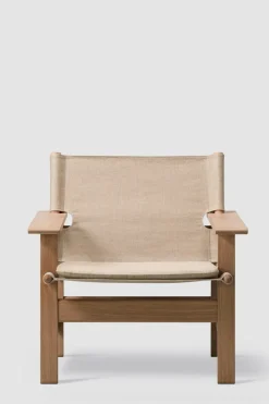 Loungestol - The Canvas Chair Lys Oljet Eik / Naturfarget Canvas