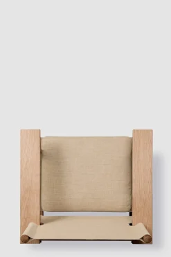 Loungestol - The Canvas Chair 2031 Eik Lys Oljet/Naturfarget Canvas Inkl. Pute