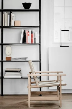 Loungestol - The Canvas Chair 2031 Såpet Eik / Naturfarget Canvas