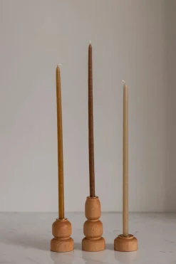 Lysestake - 3pk Terracotta