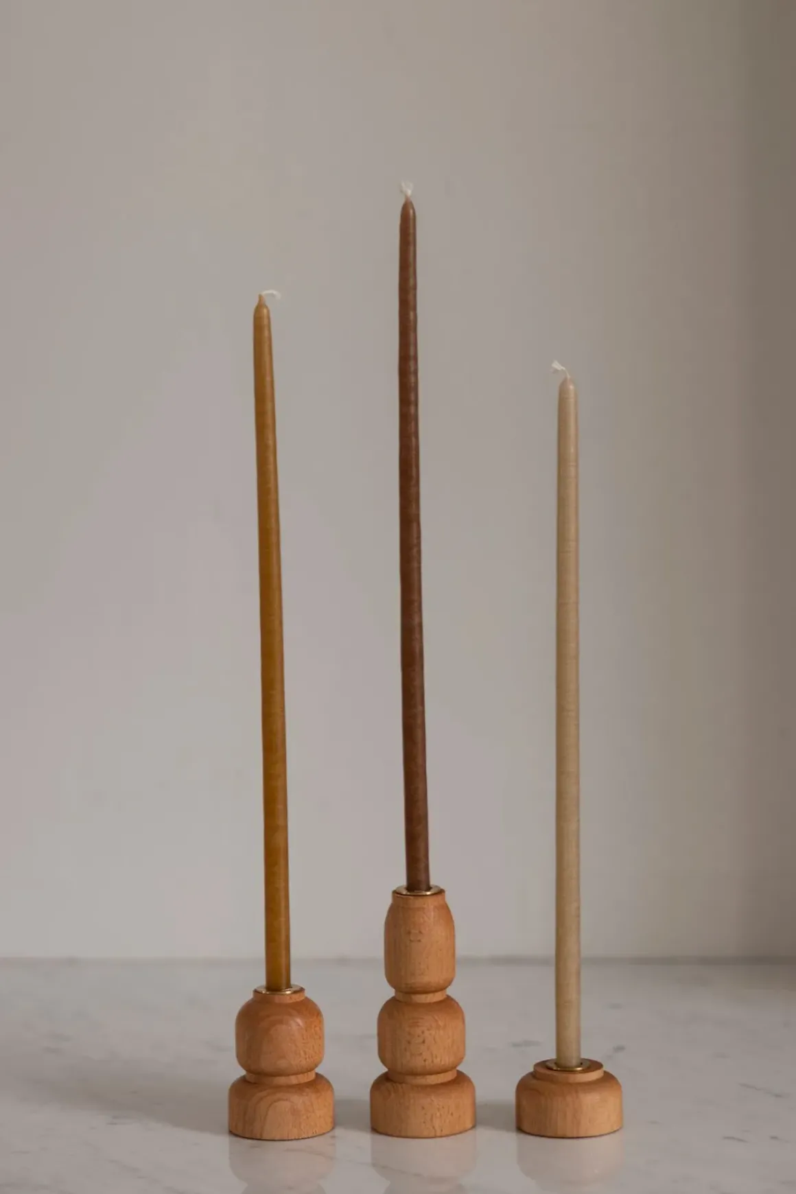 Lysestake - 3pk Terracotta