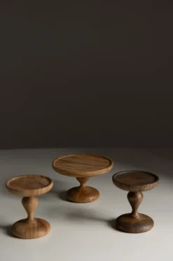 Lysfat - Wooden Cake Dish L