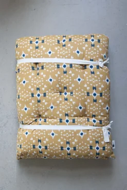 Madrass - 45x125cm Mustard/Off-White/Dark Blue