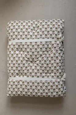 Madrass - 45x125cm Off-White/Green/Burgundy