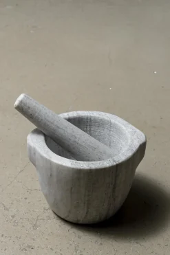 Morter - Marmor Dia17cm Hvit