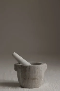 Morter - Marmor Dia12cm Hvit