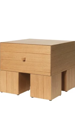 Nattbord - Kuben Oak