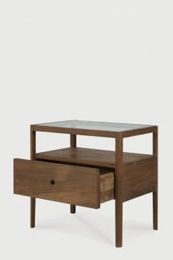 Nattbord - Spindle Bedside Table Reclaimed Teak