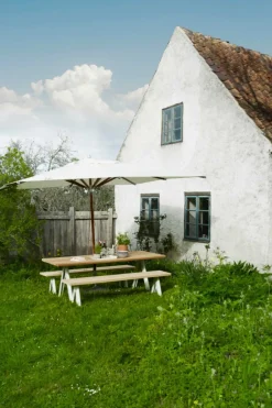 Parasoll - Atlantis Firkantet 330 Hvit