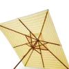 Parasoll - Messina 300x270cm Lemon/Sand Stripe