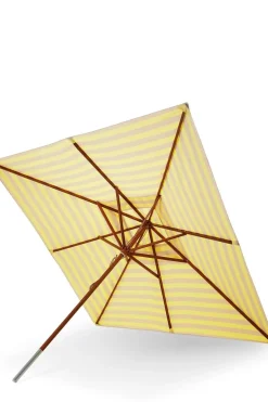 Parasoll - Messina 300x270cm Lemon/Sand Stripe