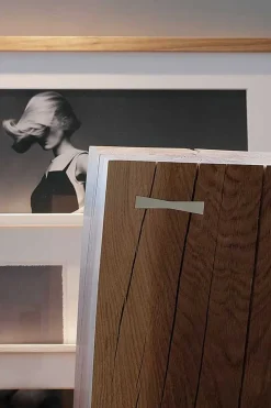 Pidestall - Solid Square Log Low Eik