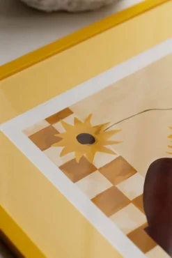 Plakat - Sunflowers in Burgundy Vase 30x40cm