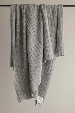 Pledd - Hollie 130x160cm Frost Grey