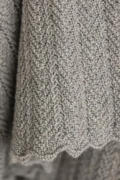 Pledd - Hollie 130x160cm Frost Grey