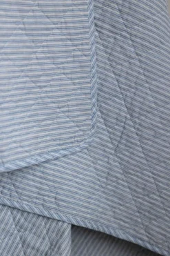 Pledd - Quilt 140x220cm Blå/Hvit