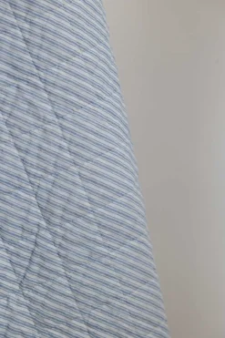 Pledd - Quilt 140x220cm Blå/Hvit